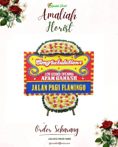 Bunga Papan Congratulation di Cingambul